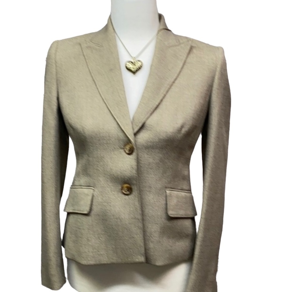 Anne Klein Blazer Tan